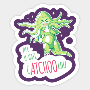 Sick Cthulhu Sticker